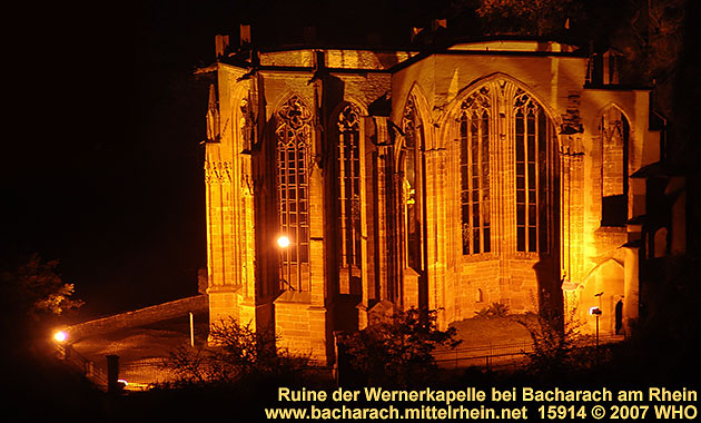 Ruine der Wernerkapelle bei Bacharach am Rhein