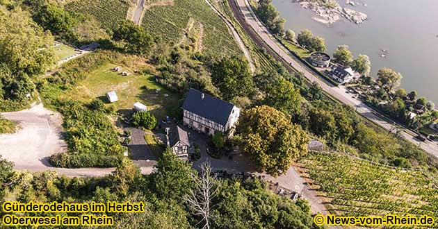 das Gnderodehaus in den Weinbergen des Oelsberg bei Oberwesel am Rhein
